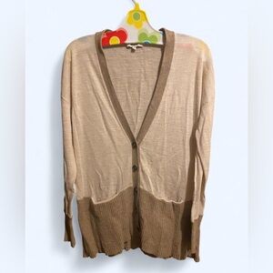 Madewell Wool-blend Cardigan with Pockets and visible mends on the outer arm 🪡